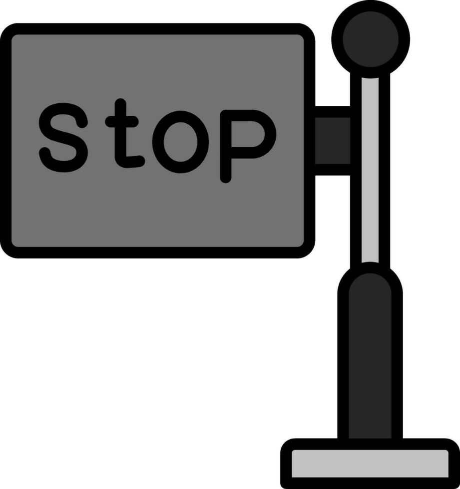 icône de vecteur d'arrêt