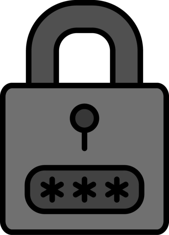 icône de vecteur de mot de passe