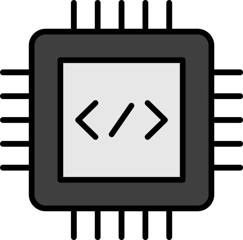 icône de vecteur de processeur