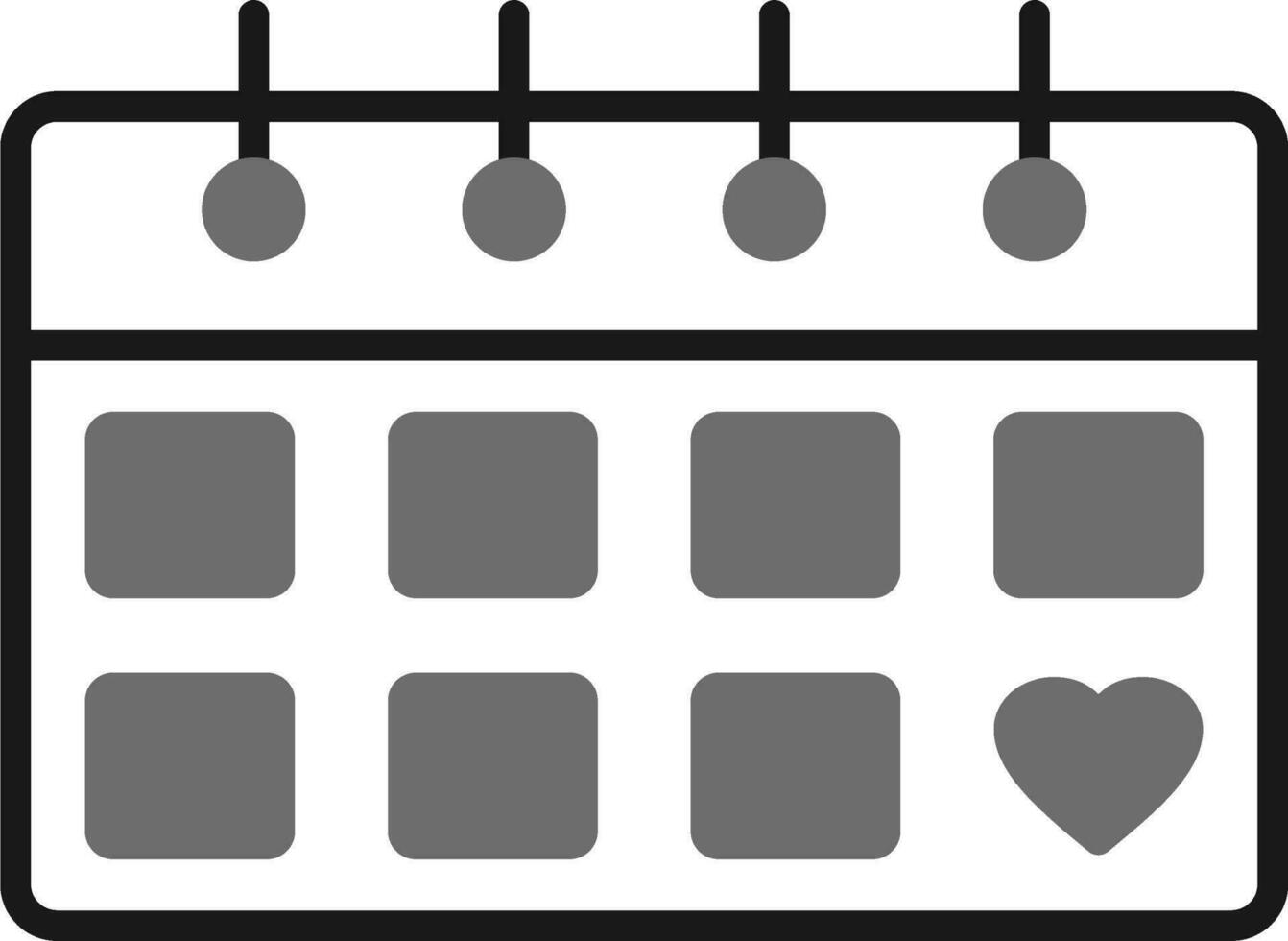 icône de vecteur de calendrier