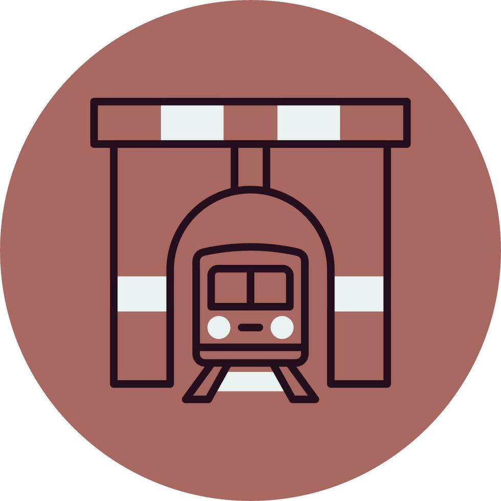 icône de vecteur de tunnel