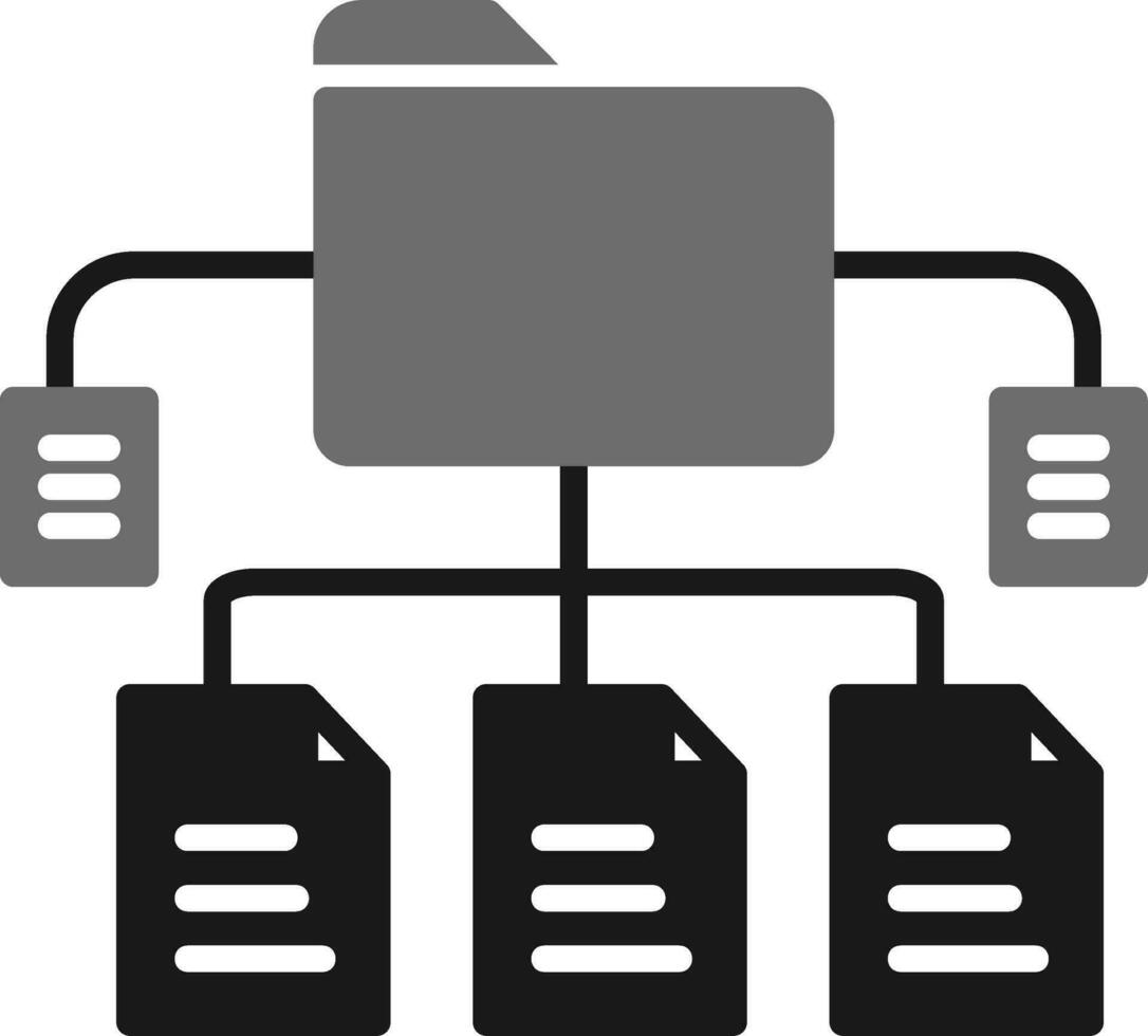 Les données structure vecteur icône