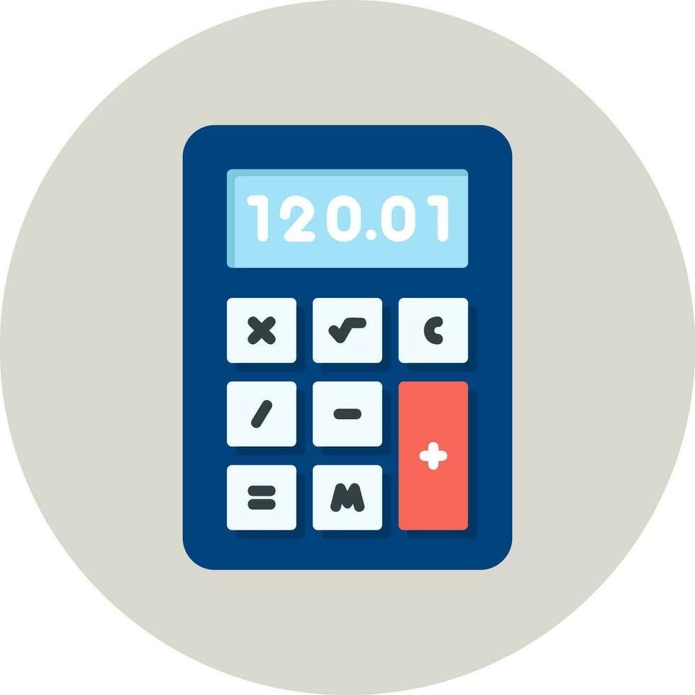 icône de vecteur de calculatrice