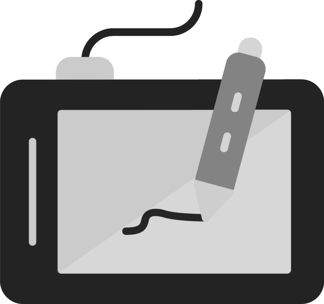 icône de vecteur de tablette de dessin