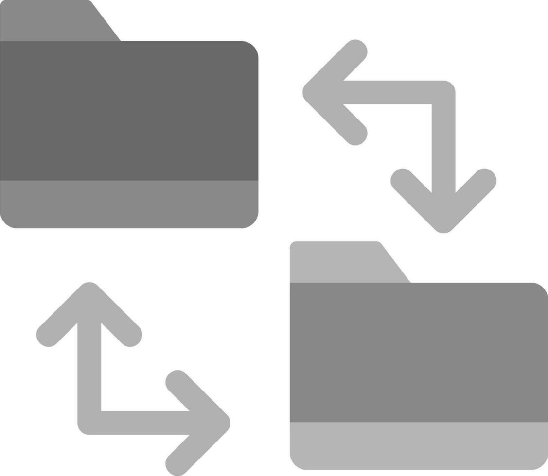 icône de vecteur de partage de fichiers