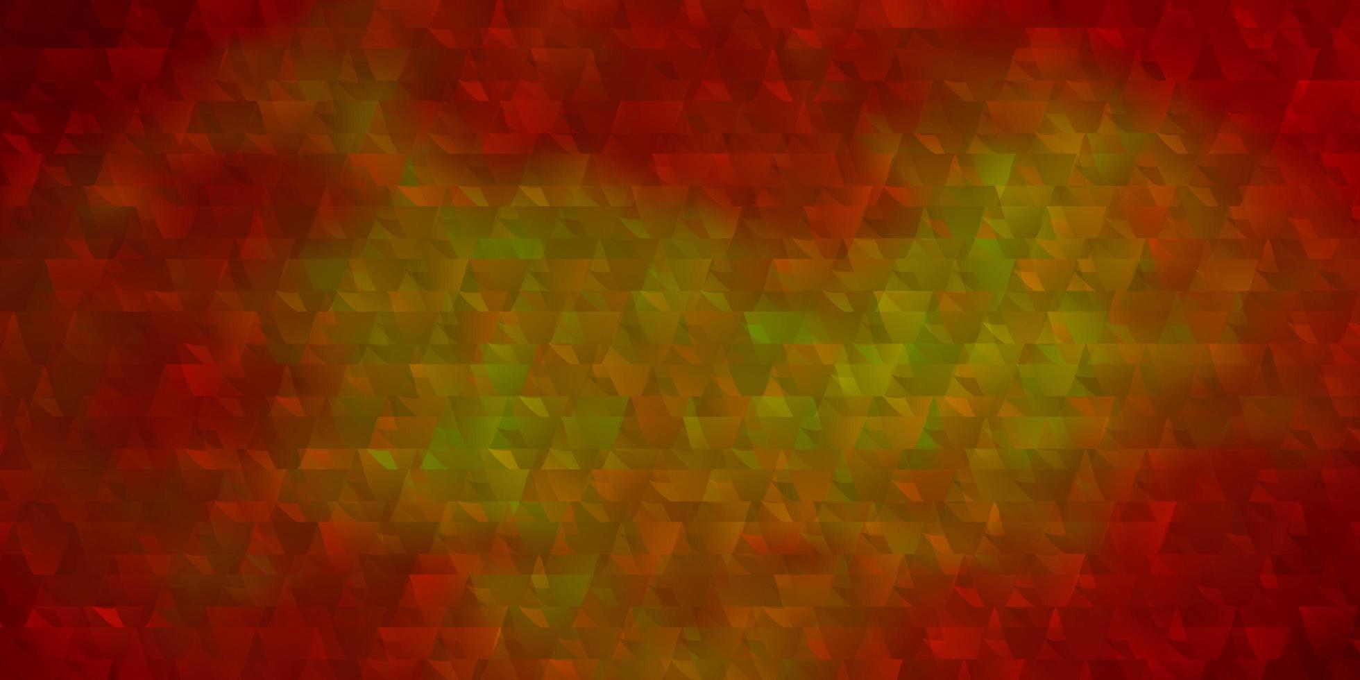 modèle vectoriel rouge foncé avec des lignes, des triangles.