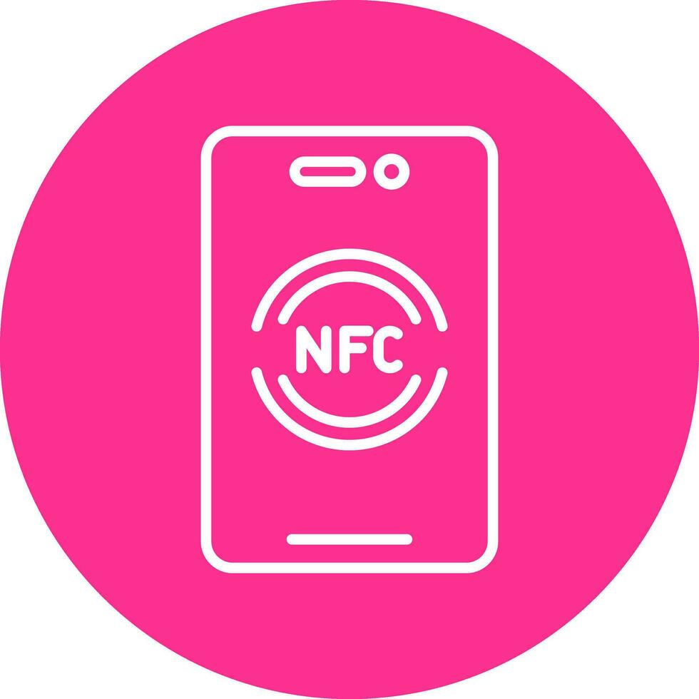 nfc vecteur icône