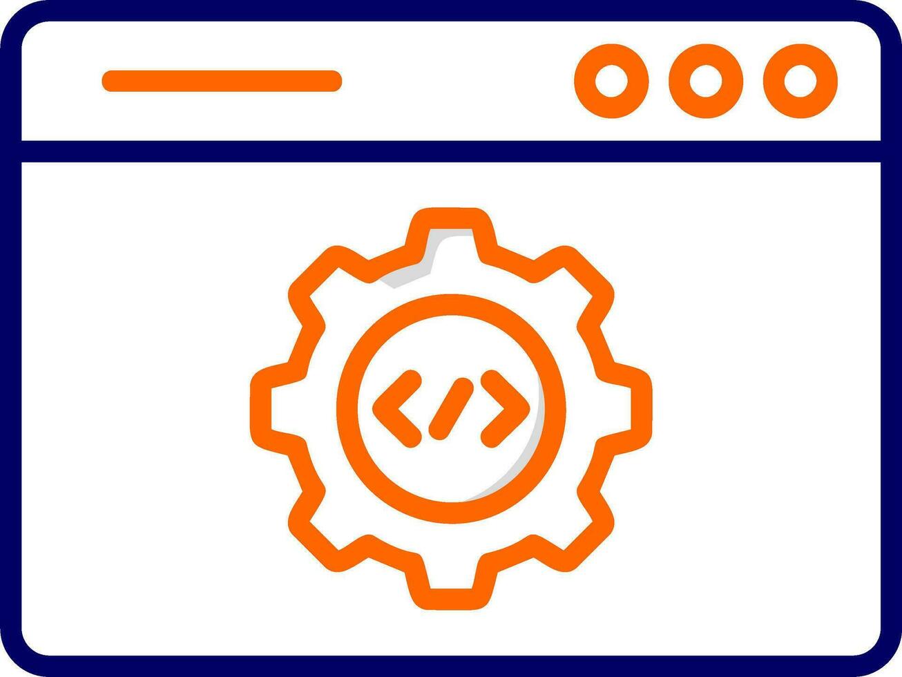 icône de vecteur de développement web