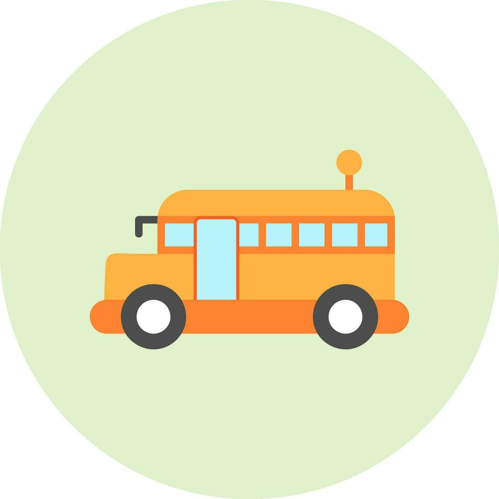 icône de vecteur d'autobus scolaire