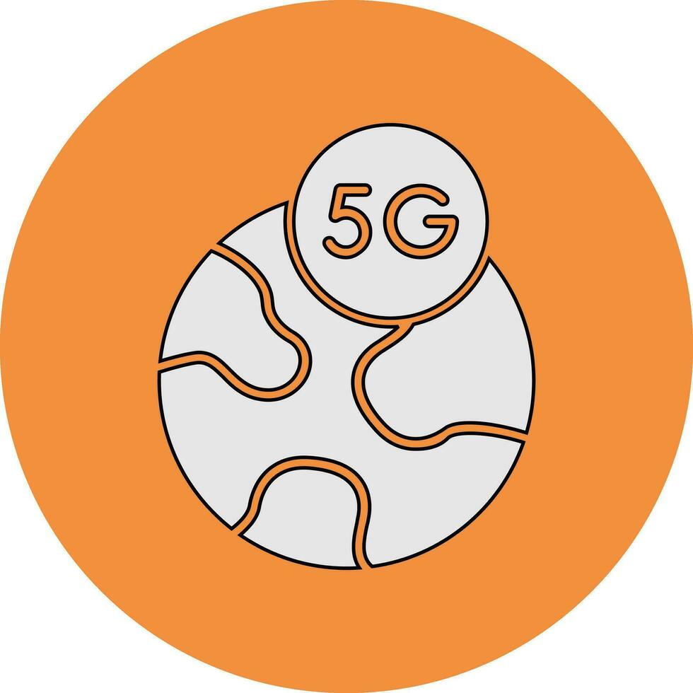 icône de vecteur 5g