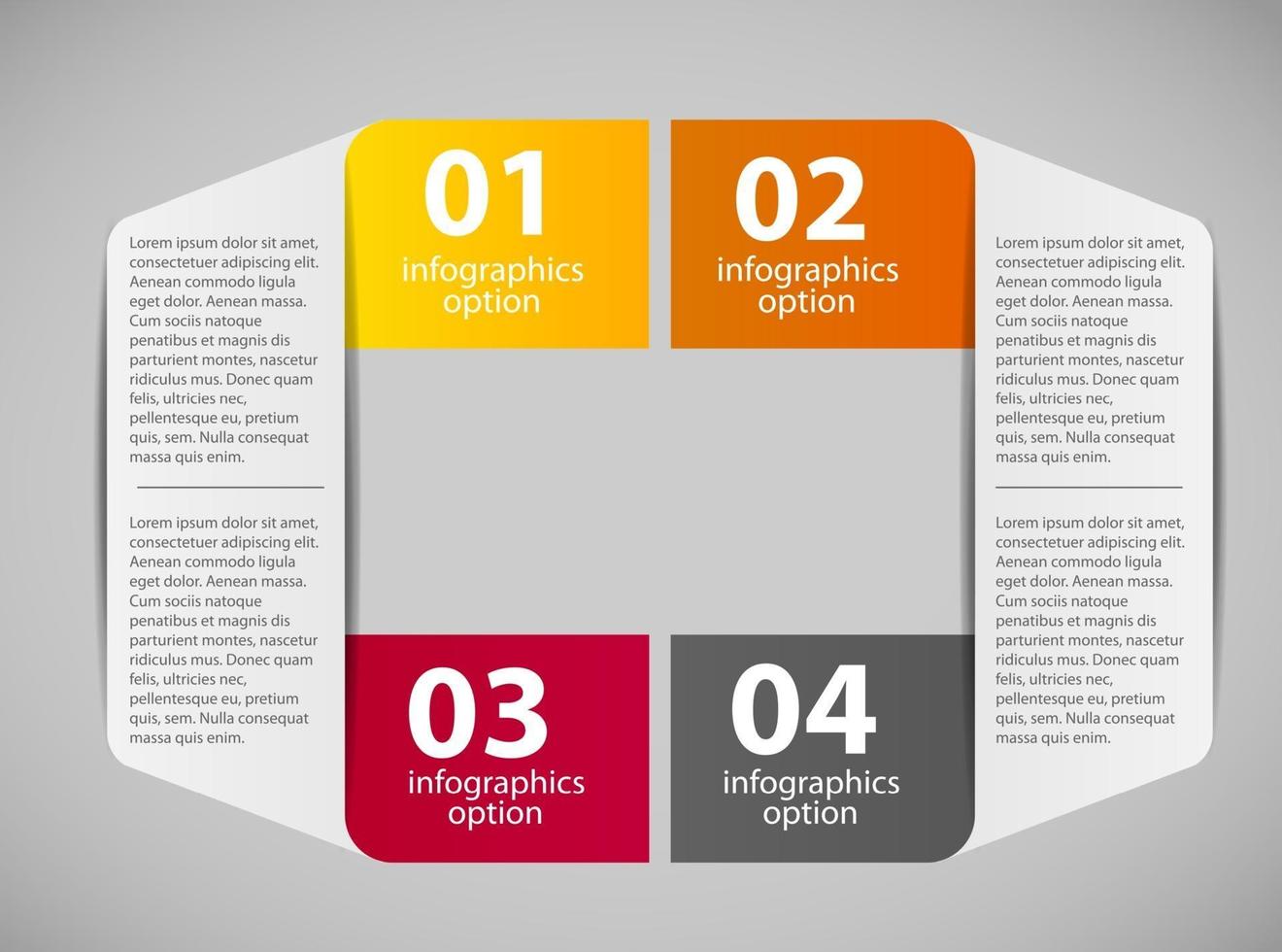 illustration vectorielle de modèle d'entreprise infographique vecteur