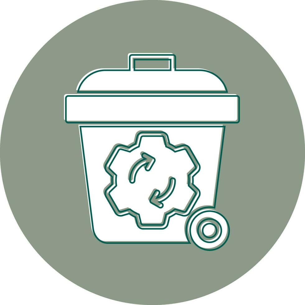 icône de vecteur recyclable