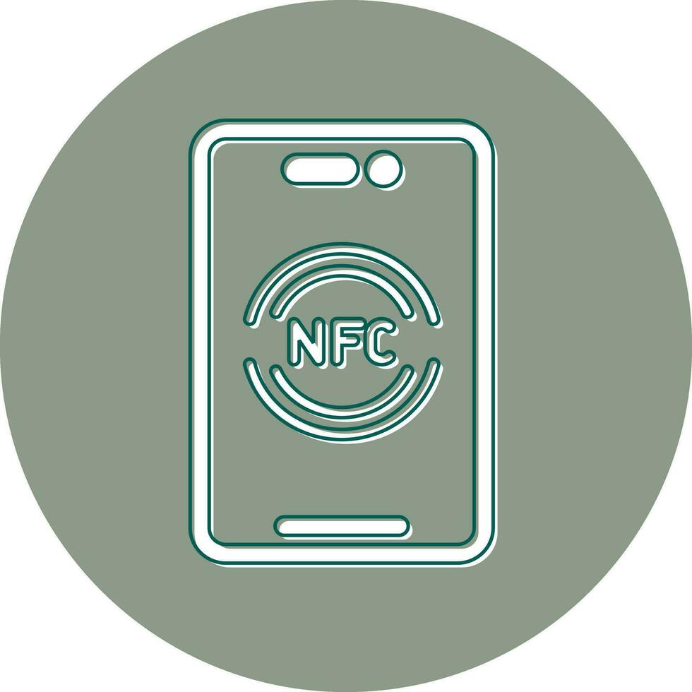 nfc vecteur icône