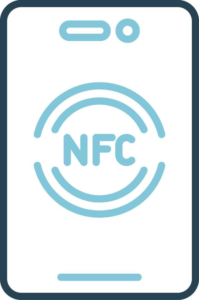 nfc vecteur icône