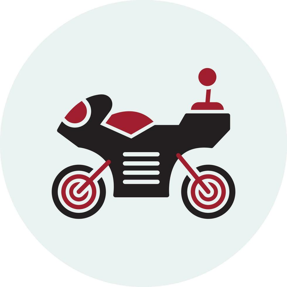 icône de vecteur de moto
