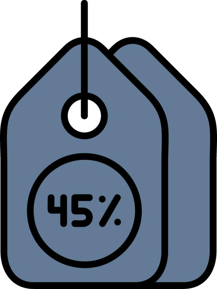 réduction étiquette vecteur icône