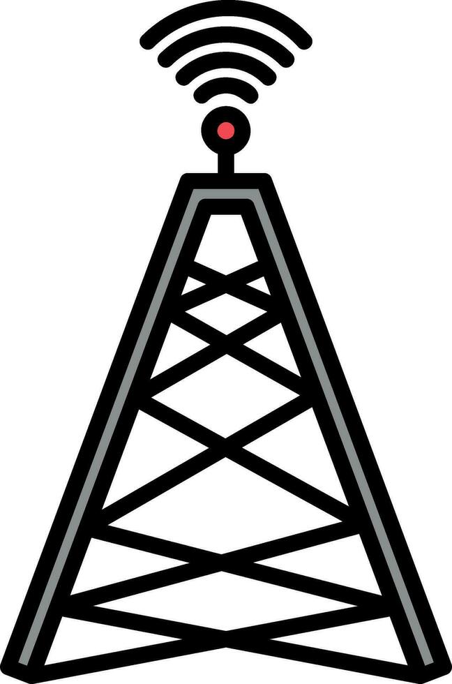 icône de vecteur d'antenne