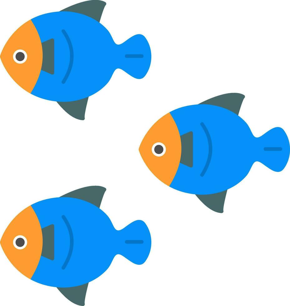 des poissons vecteur icône