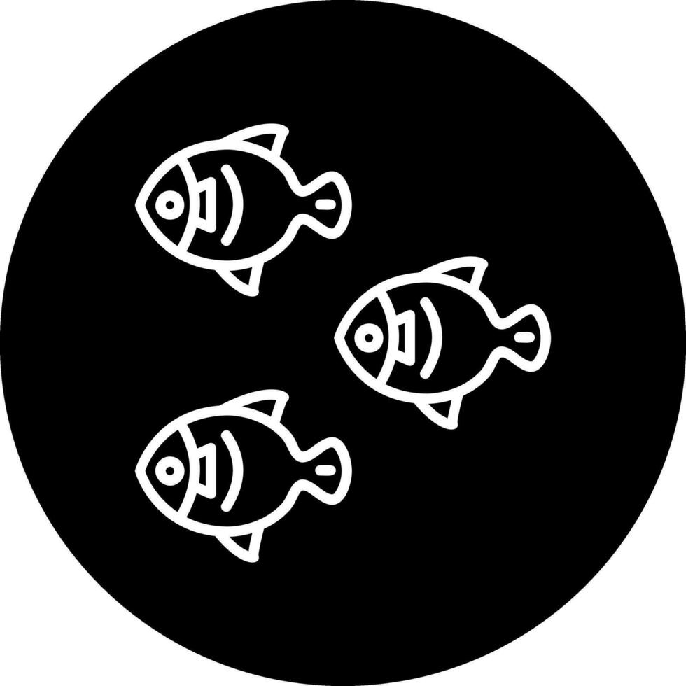 des poissons vecteur icône