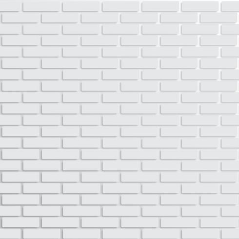 Mur de briques blanches, vector