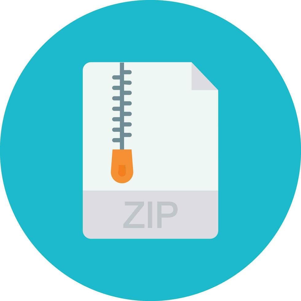 icône de vecteur de fichier zip