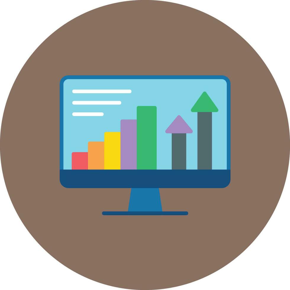 site Internet statistiques vecteur icône