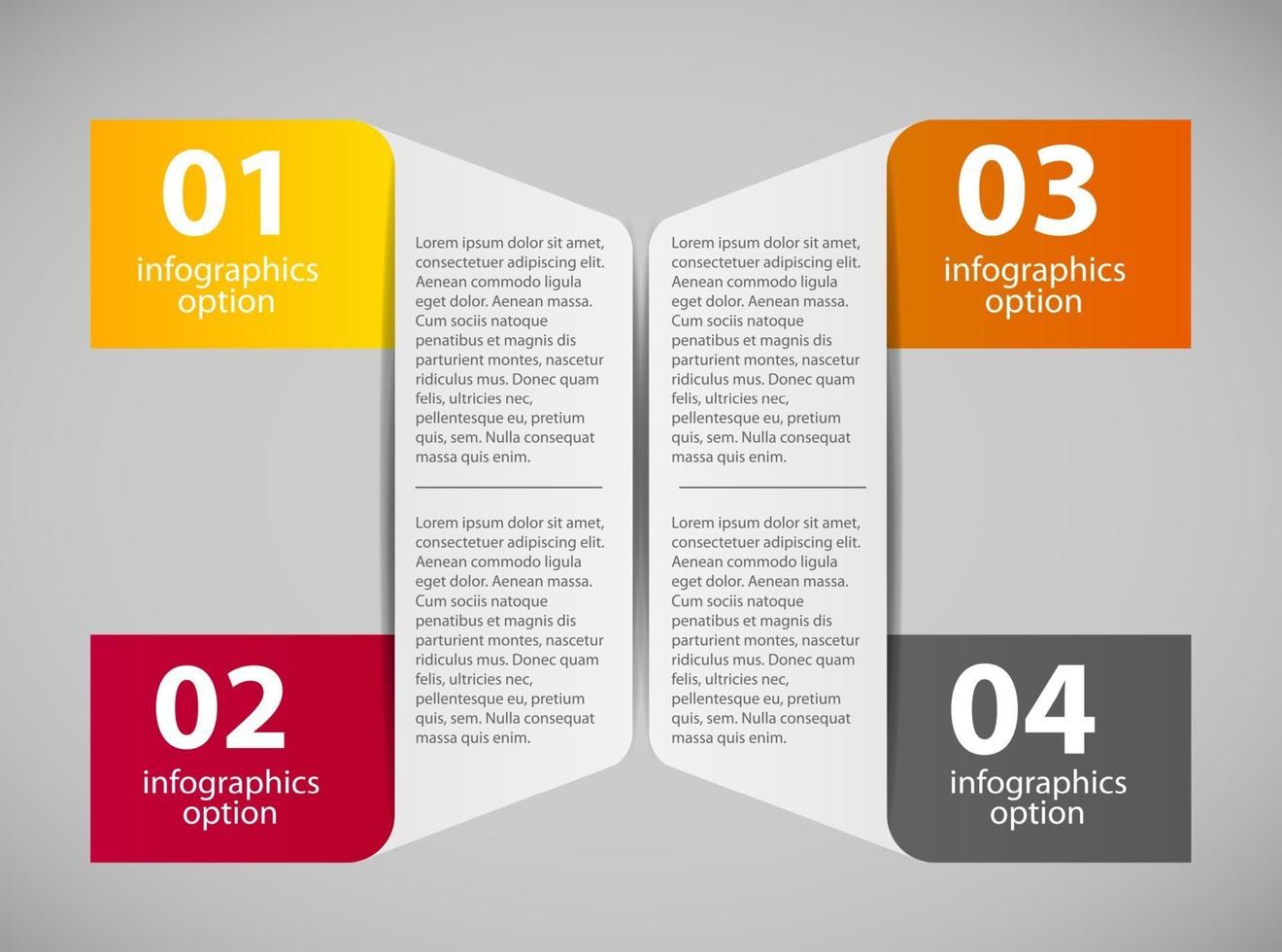 illustration vectorielle de modèle d'entreprise infographique vecteur