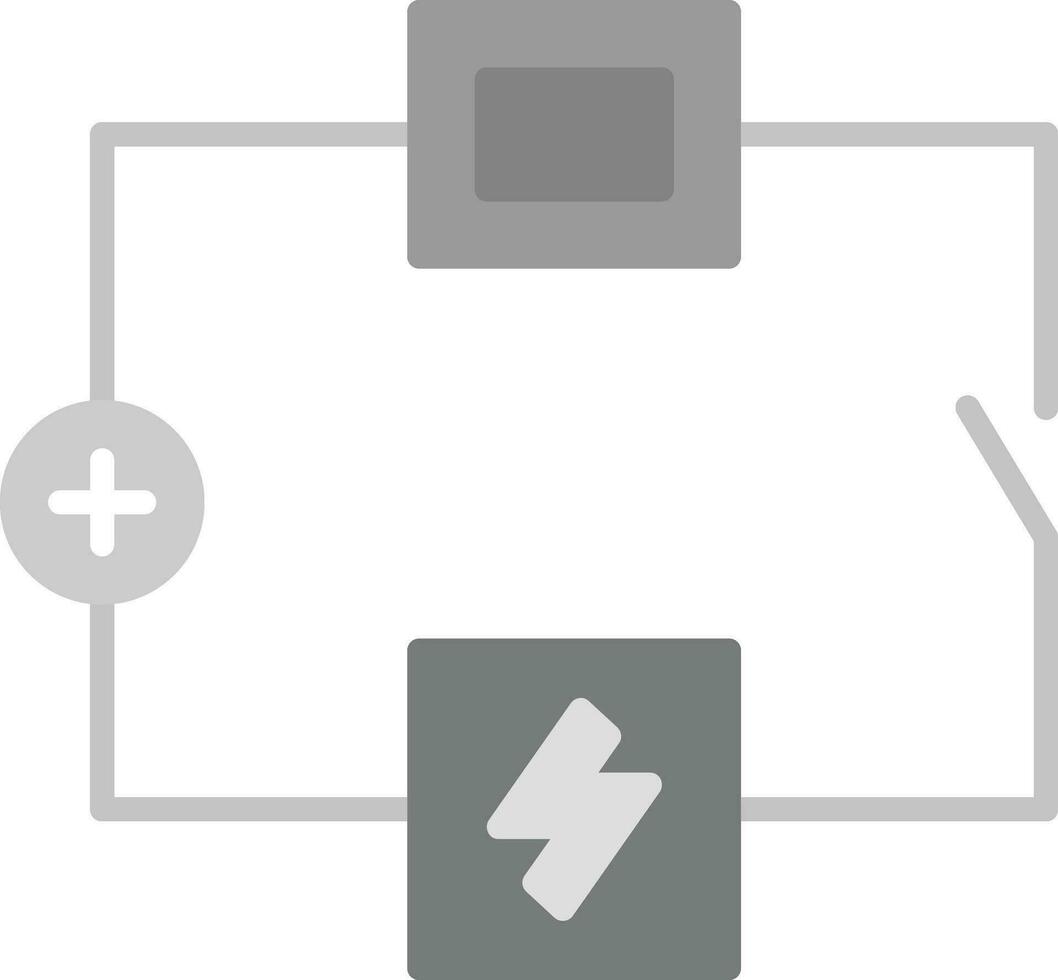 électrique circuit vecteur icône