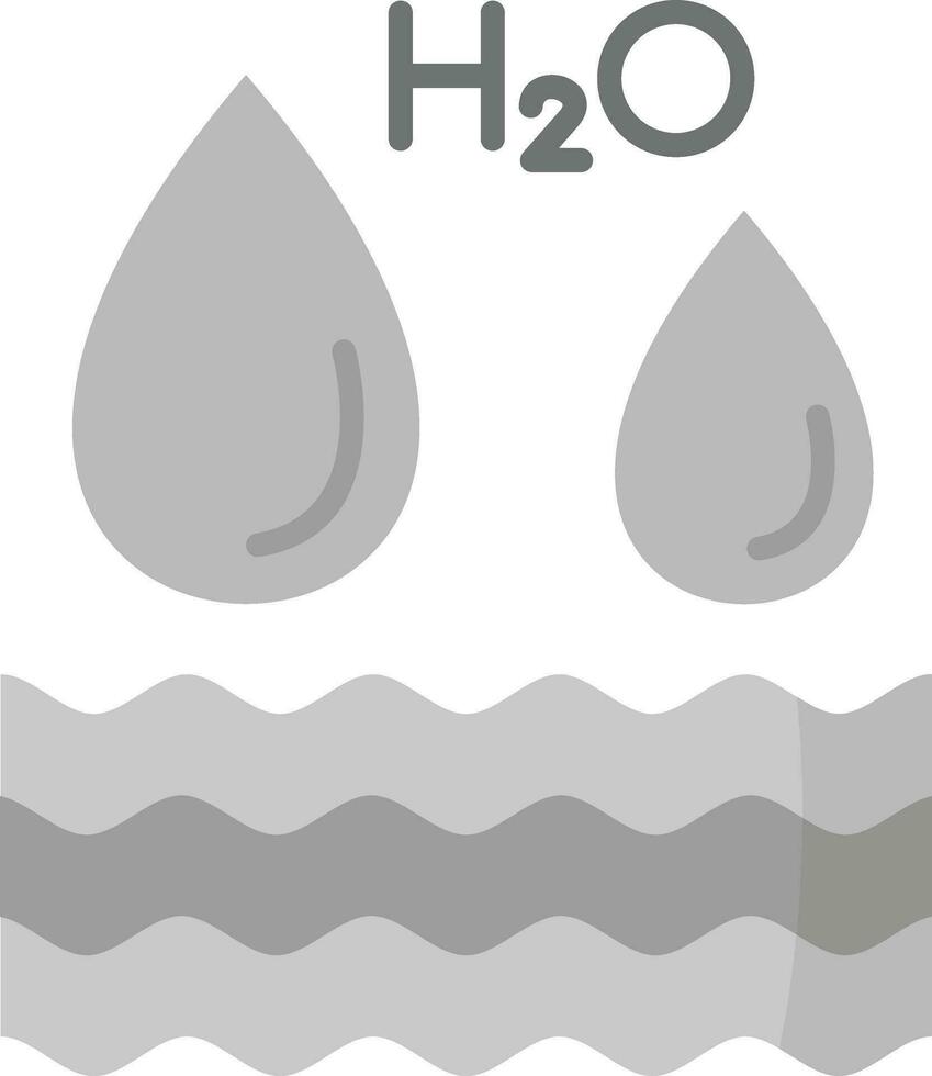 icône de vecteur h2o