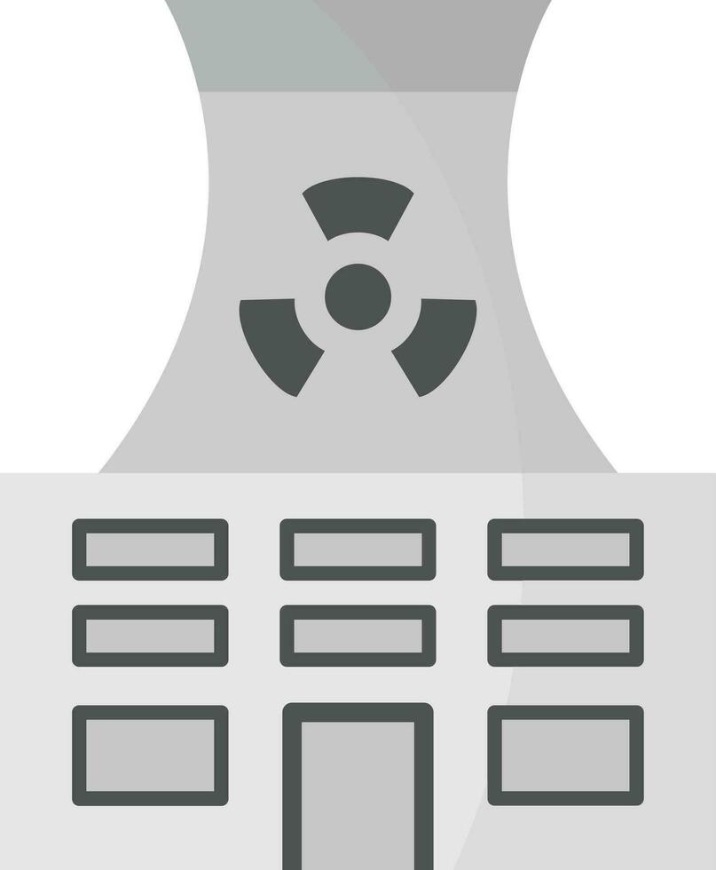 icône de vecteur nucléaire