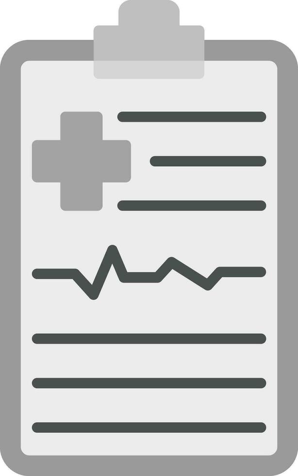 icône de vecteur de rapport médical