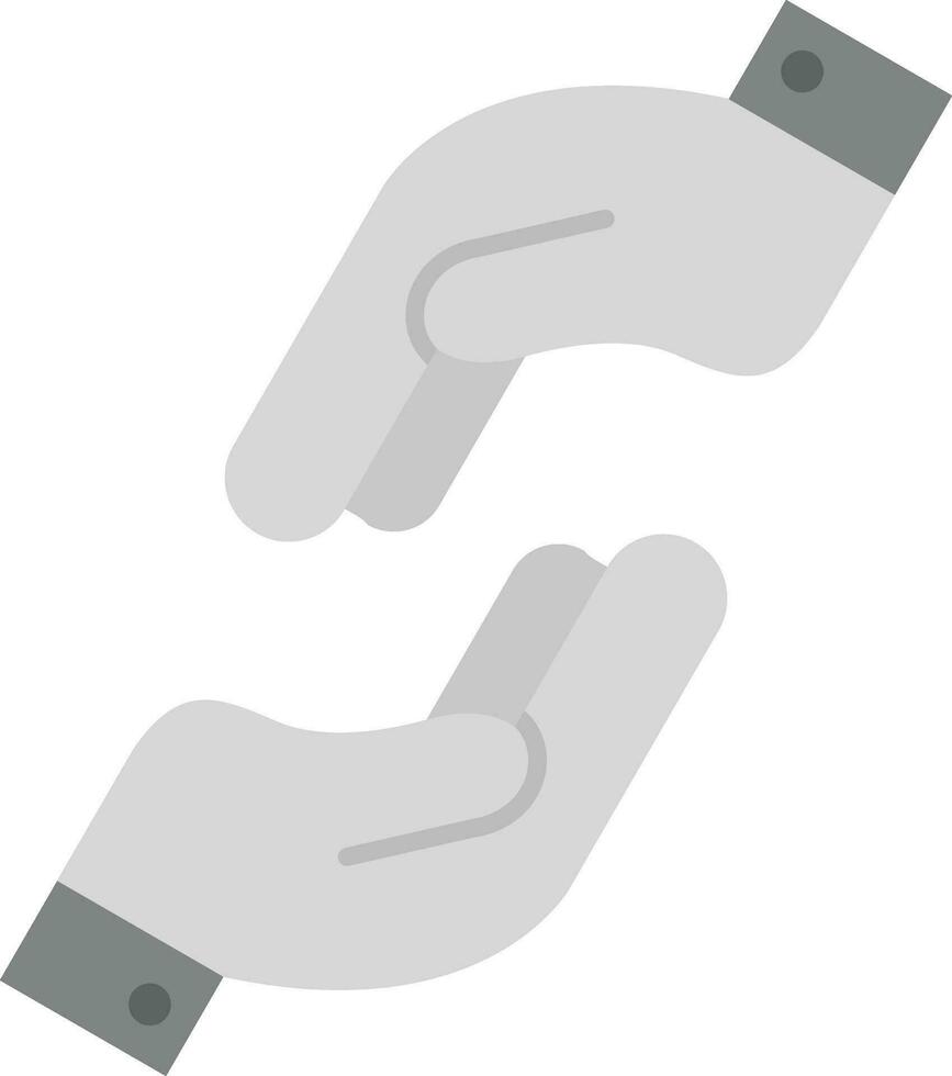 icône de vecteur de main secourable