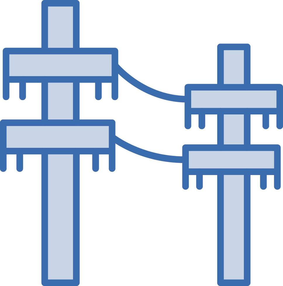 électrique pôle vecteur icône