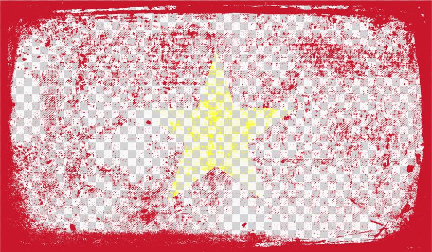 Drapeau de style Grounge, illustration vectorielle vecteur