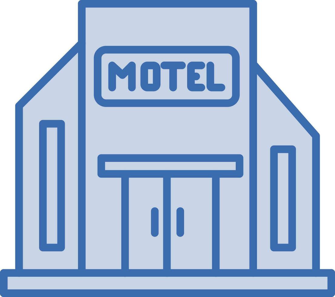 motel vecteur icône