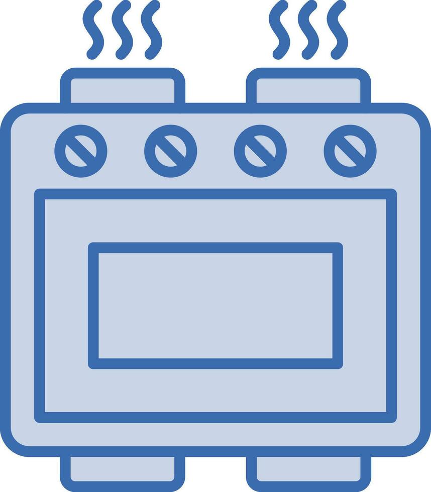 électrique le fourneau vecteur icône