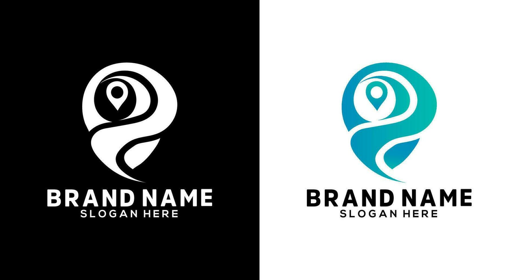 moderne et nettoyer logo conception pour Voyage agence, restaurant, boutique, hôtel, affaires identité. vecteur