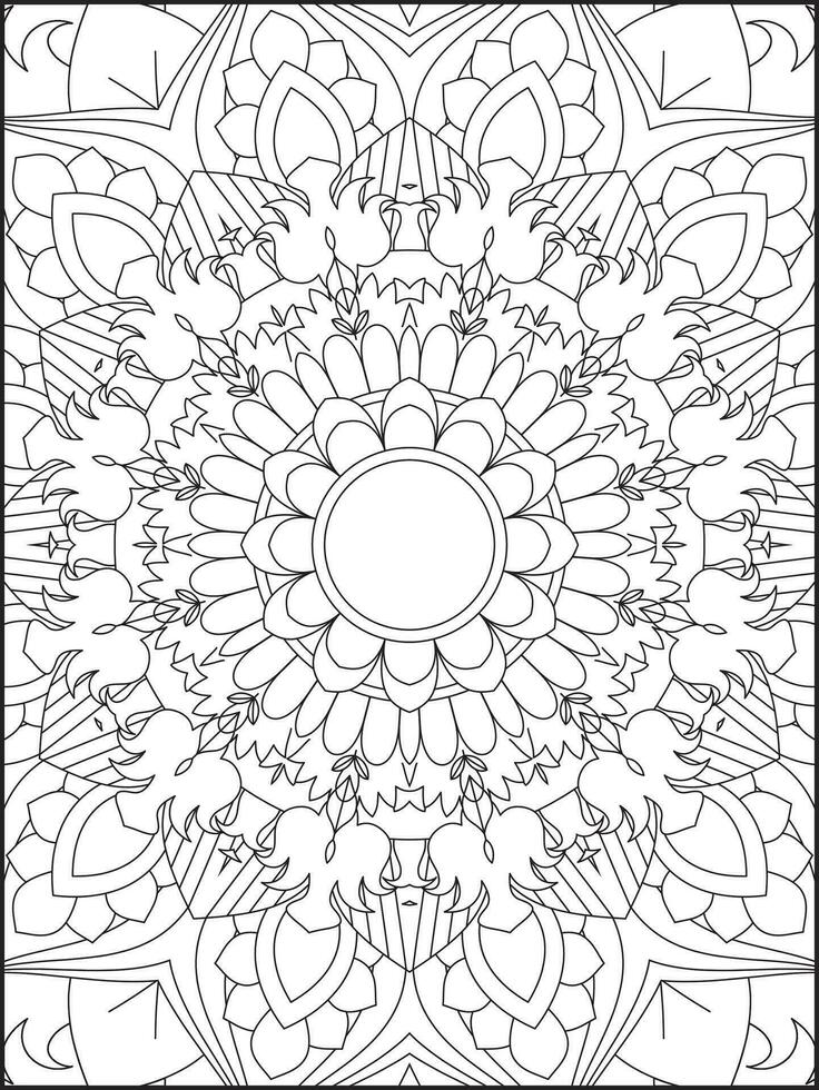 coloriage mandala pour adulte 27458912 Art vectoriel chez Vecteezy