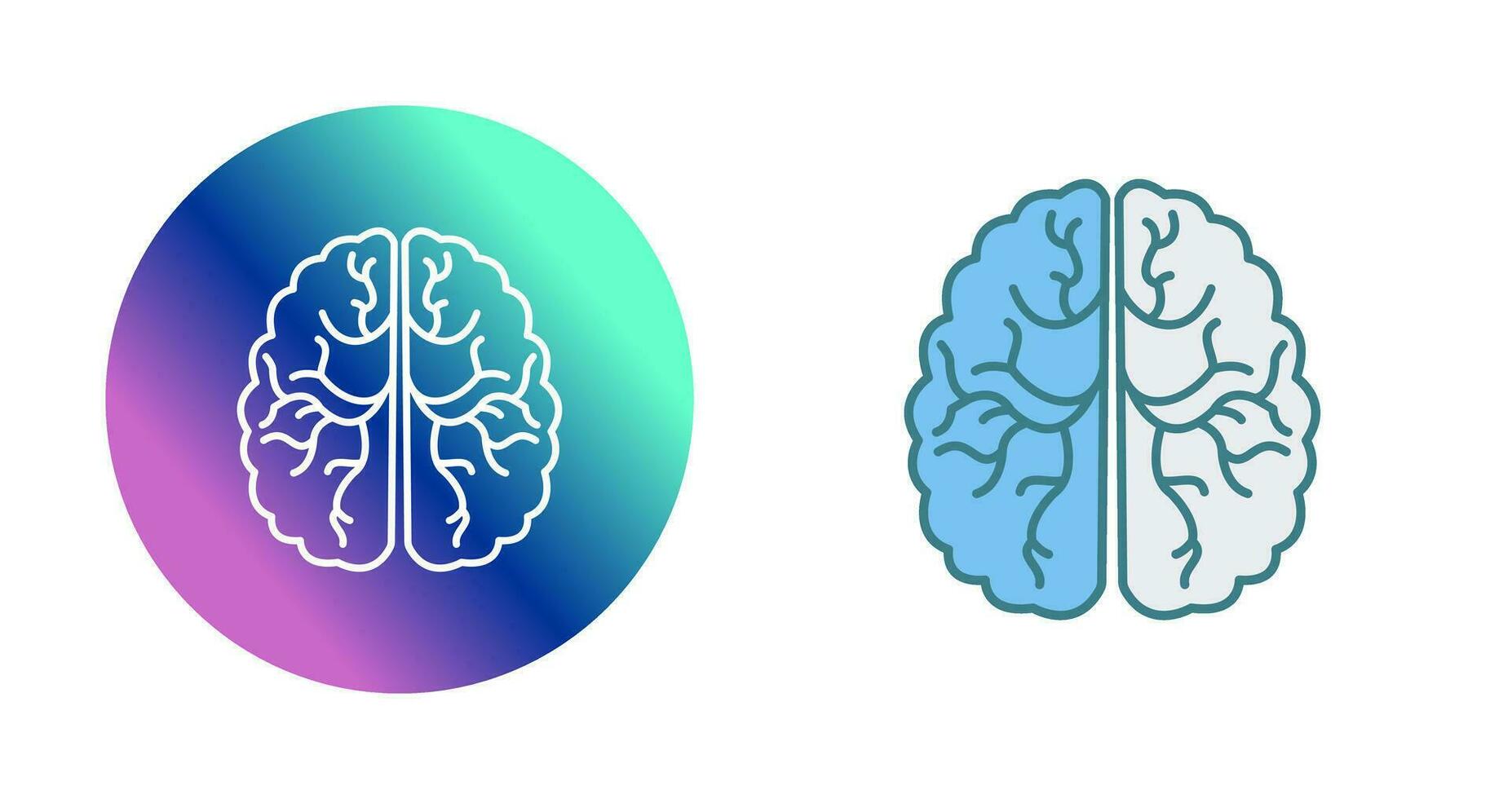 icône de vecteur de cerveau