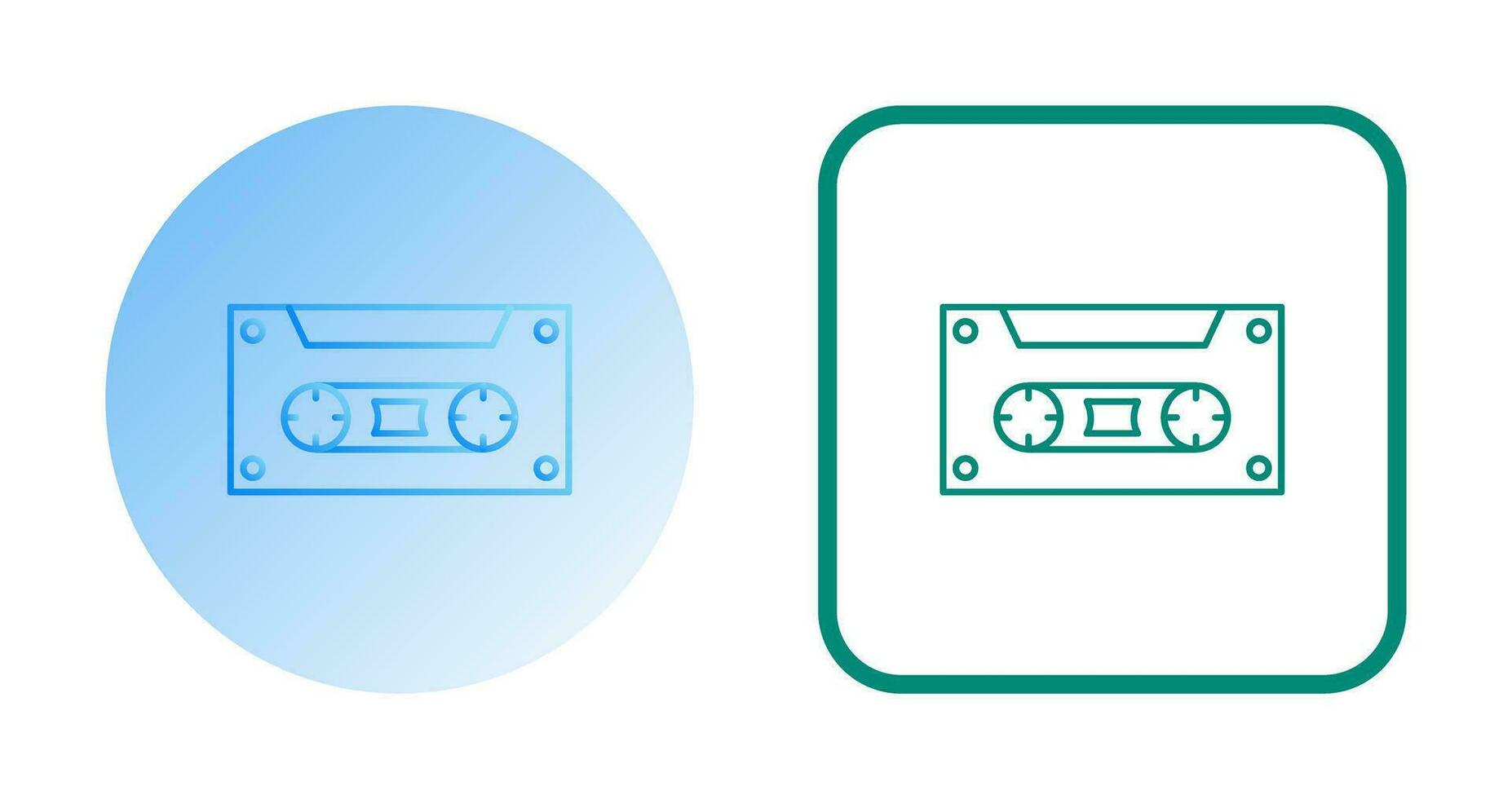 icône de vecteur de cassette