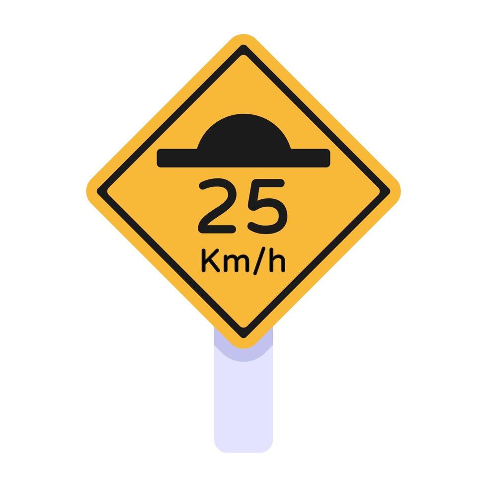 panneau de signalisation et symbole vecteur