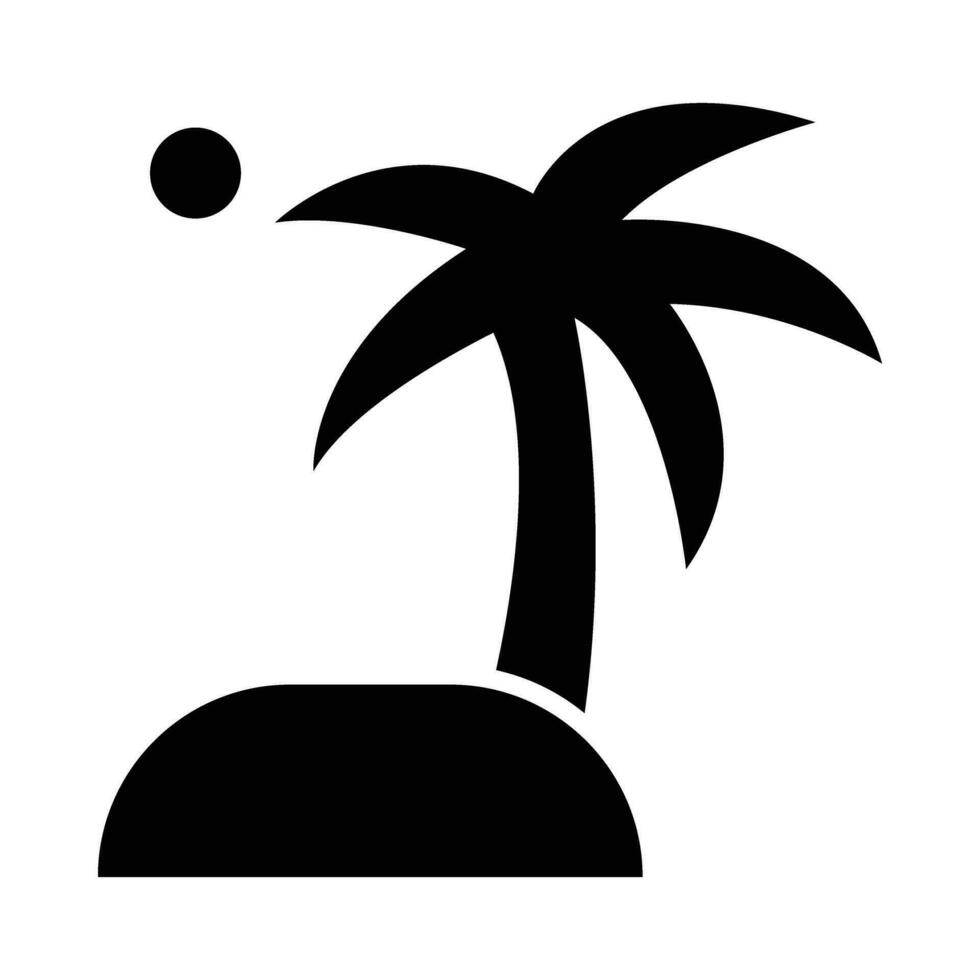 île vecteur glyphe icône pour personnel et commercial utiliser.
