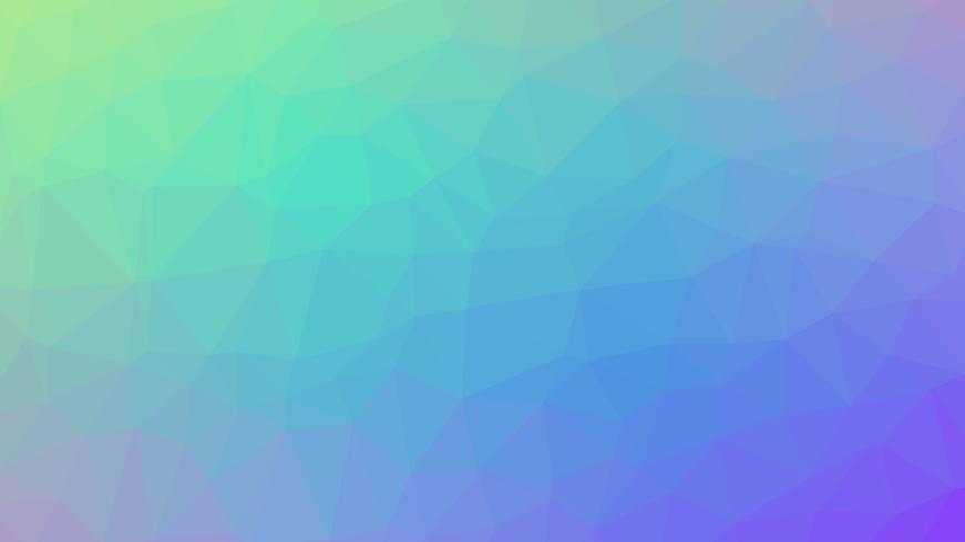 Conception de connexion polygonale colorée avec, illustration vectorielle low poly vecteur