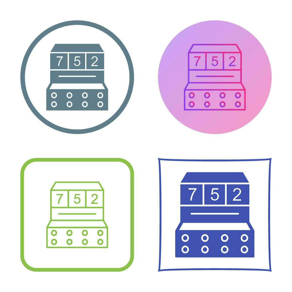 icône de vecteur de machine à sous