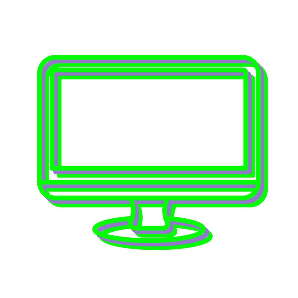 icône de vecteur de moniteur