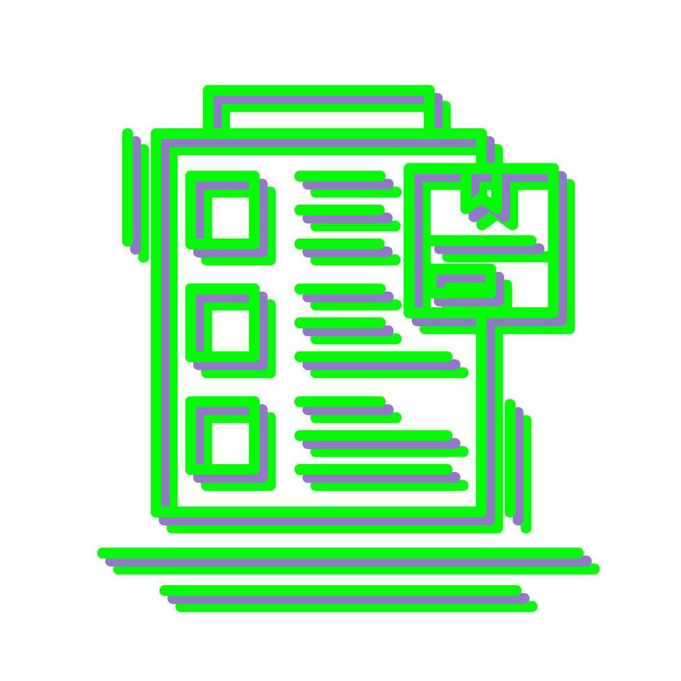 icône de vecteur de liste de commande