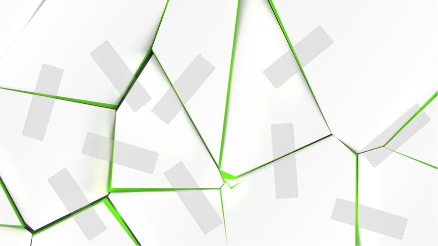 Surface cassée colorée avec des bandes, illustration vectorielle vecteur
