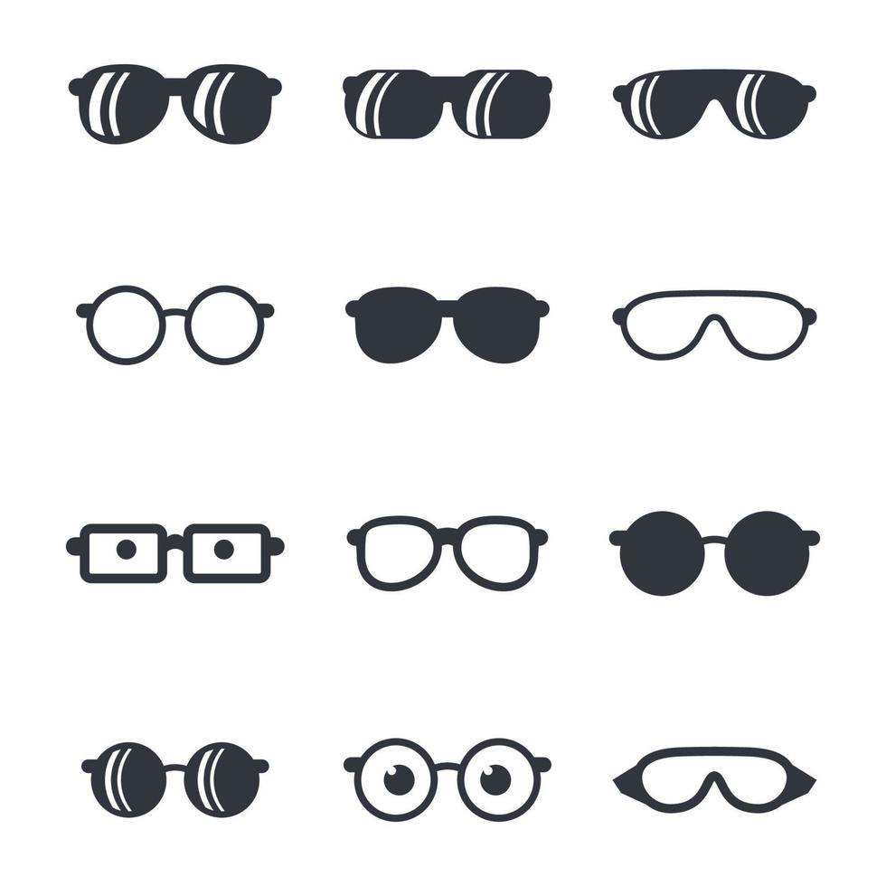 illustration d'images logo lunettes vecteur