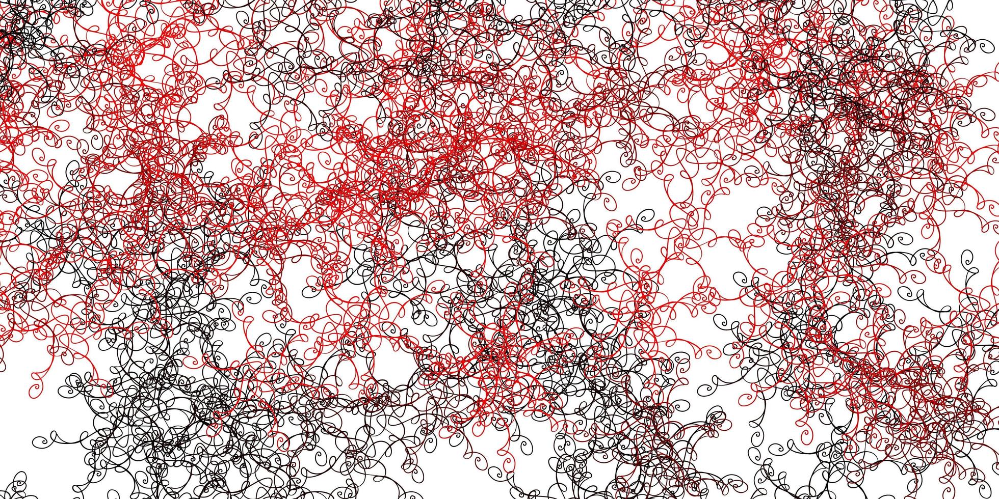 disposition de vecteur rouge et jaune clair avec des lignes ironiques