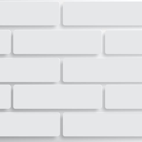 Mur de briques blanches, vector